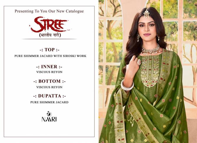 Stree By Naari Shimmer jacquard Designer Salwar Kameez Wholesale Shop In Surat
